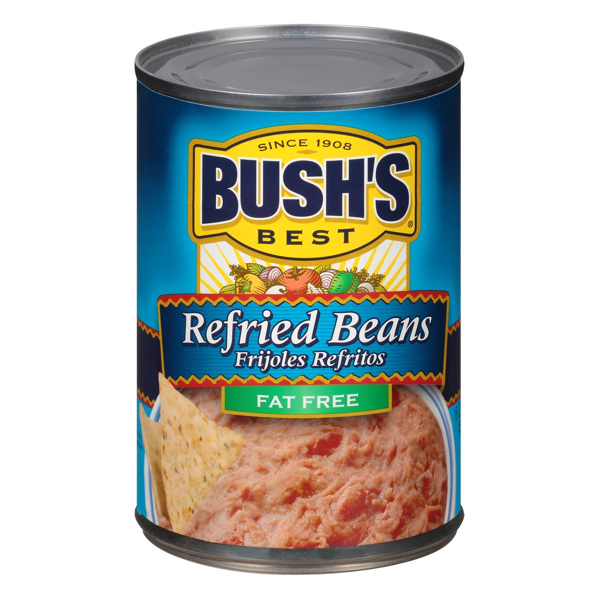 slide 11 of 12, Bush's Best Bush's Fat Free Refried Beans 16 oz, 16 oz