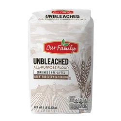Our Family Unbleached All Purpose Flour - 5 lb
