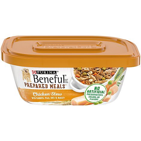 slide 1 of 1, Beneful Prepared Meals Chicken Wet Dog Food - 10 Oz, 10 oz
