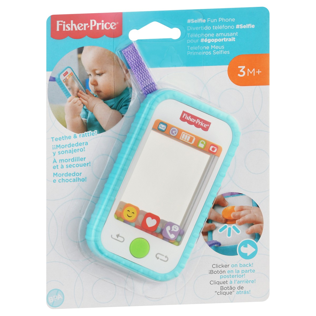 slide 7 of 9, Fisher-Price Selfie Fun Phone 1 ea, 1 ct