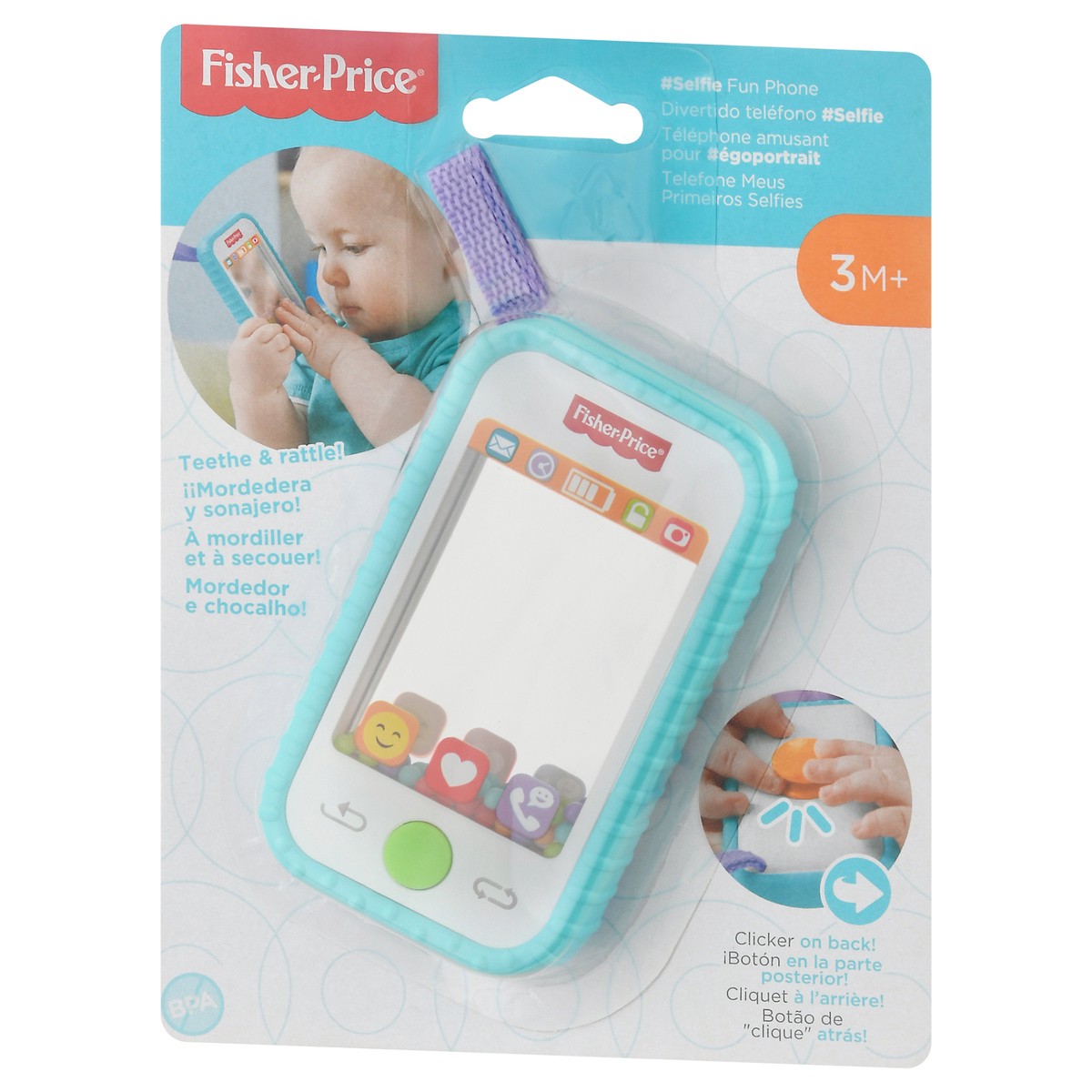 slide 6 of 9, Fisher-Price Selfie Fun Phone 1 ea, 1 ct