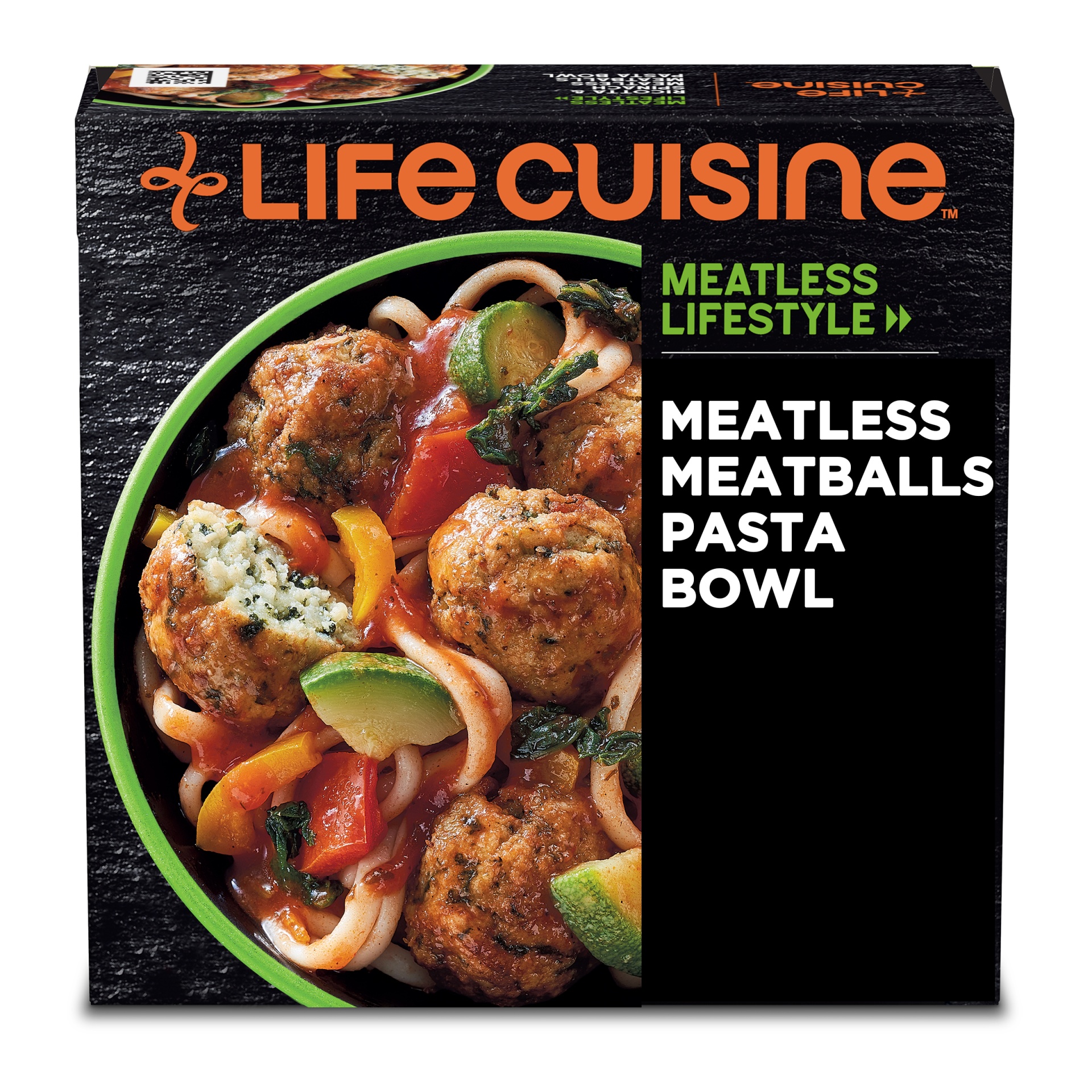 slide 2 of 13, Life Cuisine Meatless Meatballs Pasta Bowl Frozen Meal, 11 oz