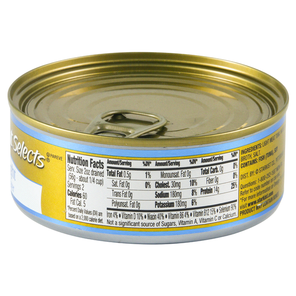 slide 12 of 13, StarKist Selects Solid Light Tuna Fillet in Water, 4.5 oz