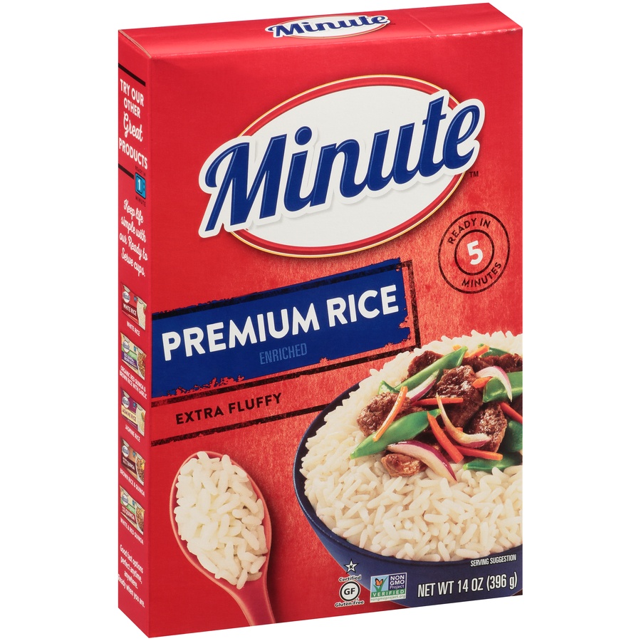 slide 2 of 8, Minute Premium Instant Enriched Long Grain Rice, 14 oz