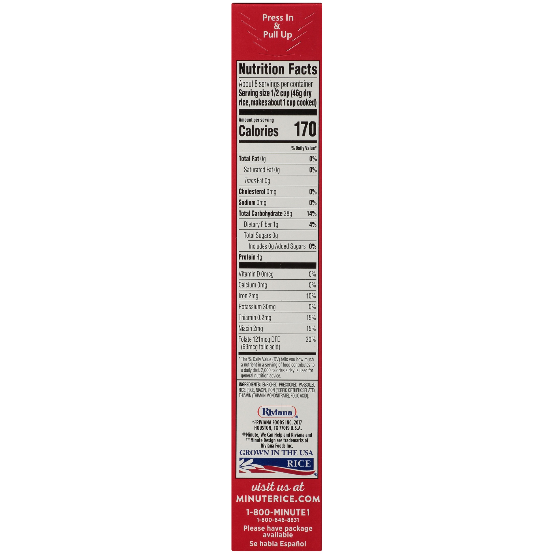 slide 5 of 8, Minute Premium Instant Enriched Long Grain Rice, 14 oz