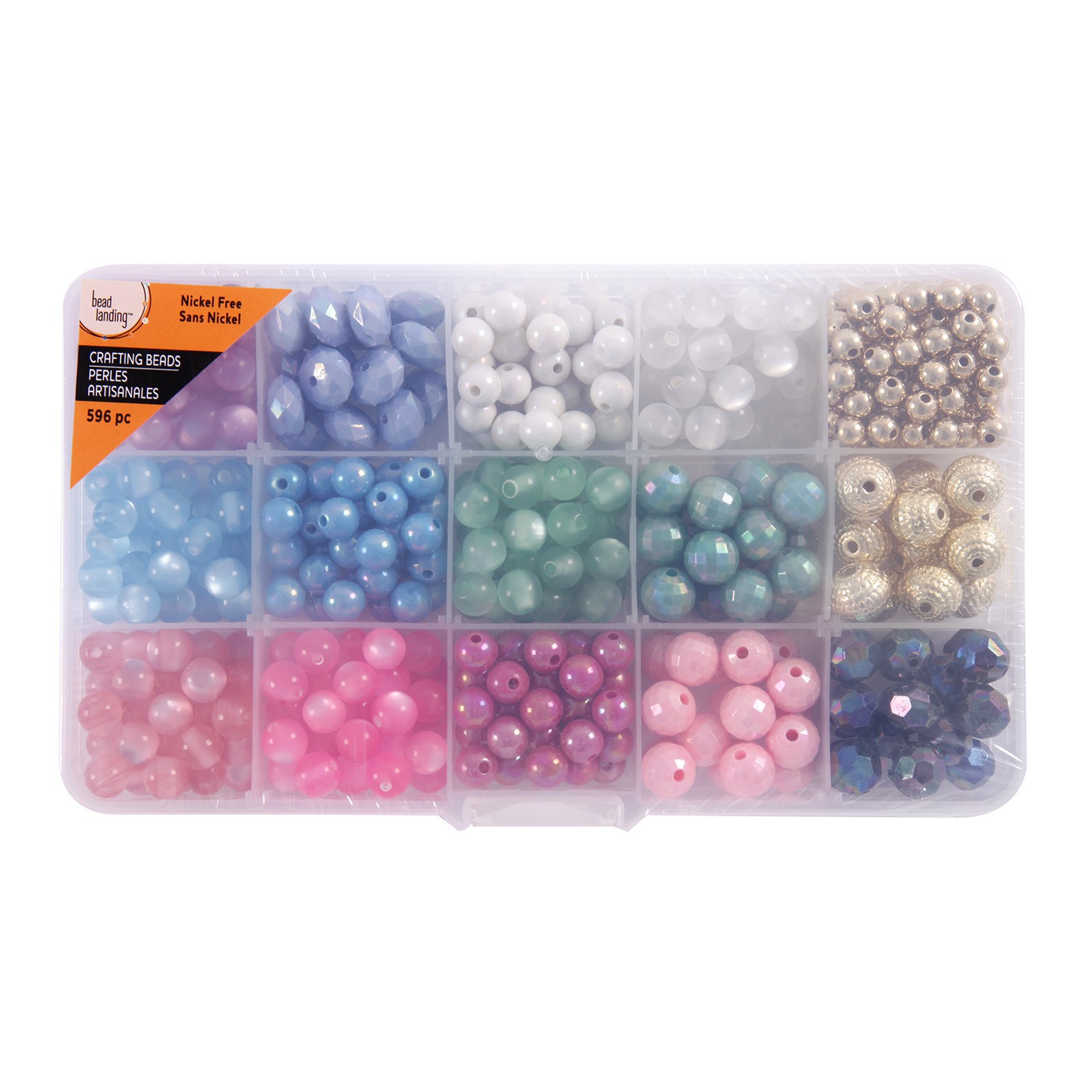 slide 2 of 4, Mixed Party Craft Beads By Bead Landing, 4mm, 6mm, 8mm, 12mm