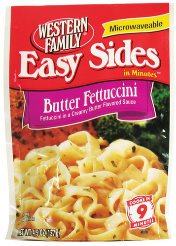 slide 1 of 1, Western Family Dinner Butter Noodle Pouch, 4.1 oz