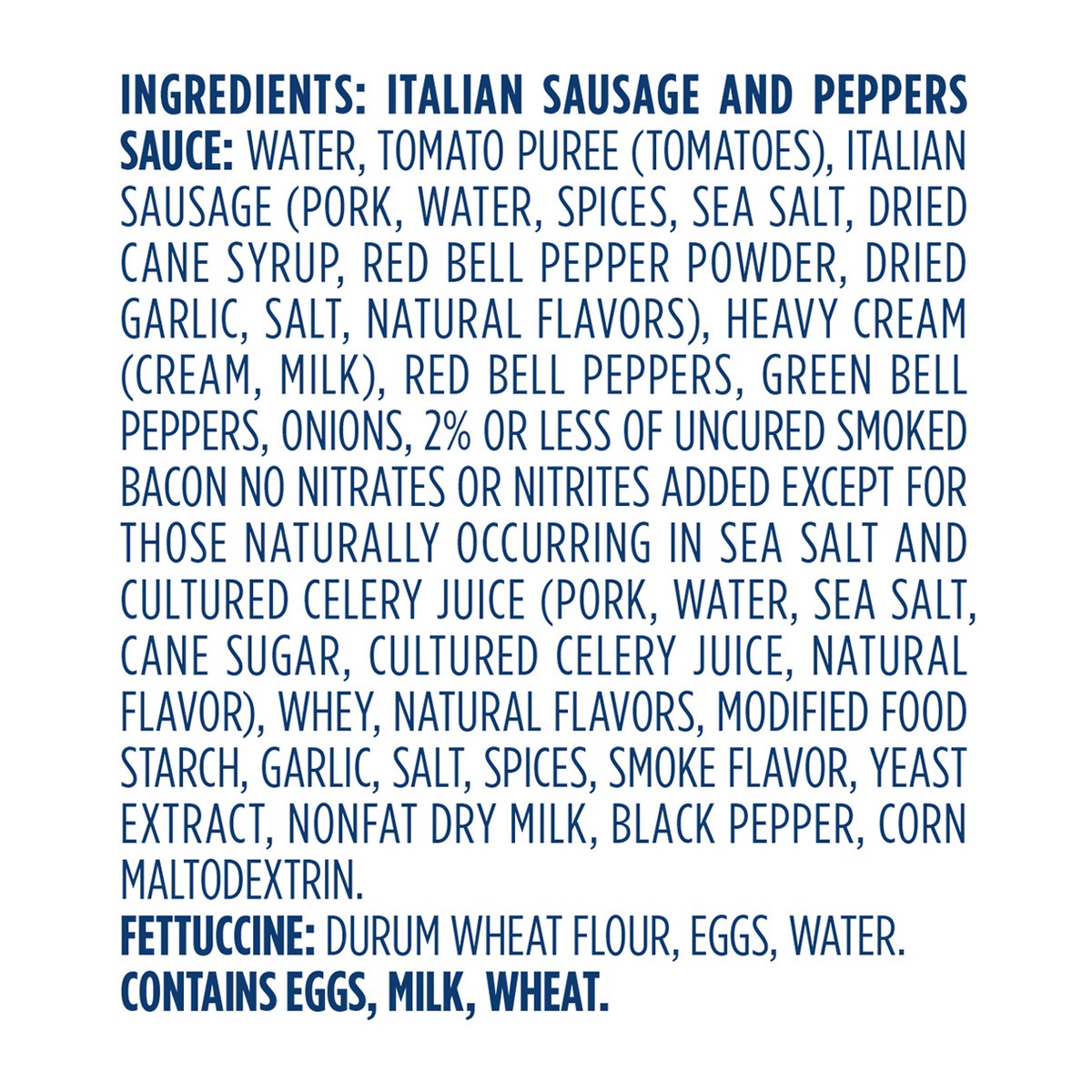 slide 9 of 10, Rana Italian Sausage & Peppers Fettuccine 12 oz, 12 oz