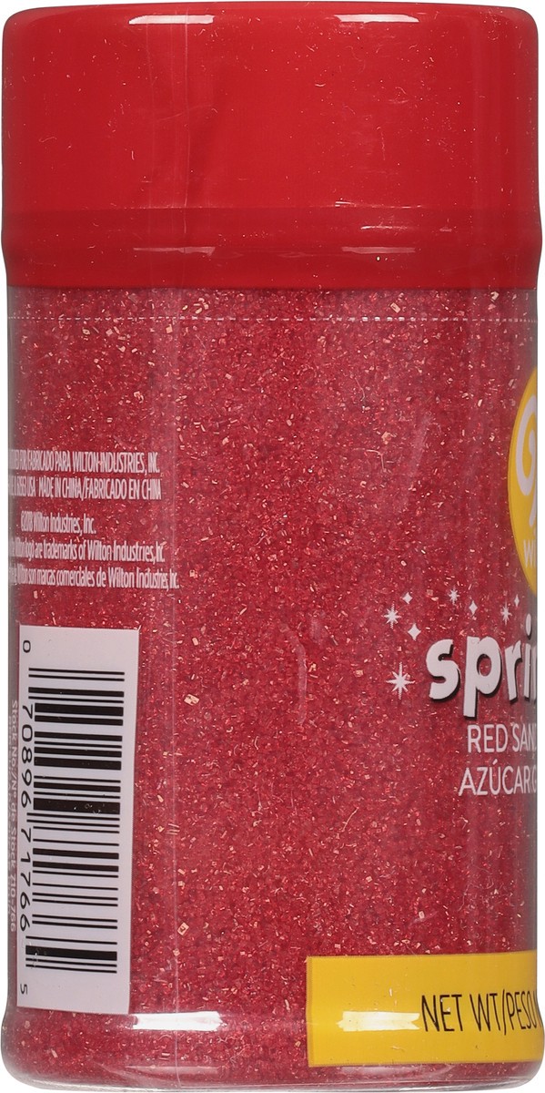 slide 4 of 9, Wilton Red Sanding Sugar Sprinkles 3.25 oz, 3.25 oz