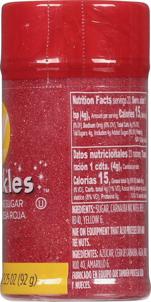 slide 6 of 9, Wilton Red Sanding Sugar Sprinkles 3.25 oz, 3.25 oz