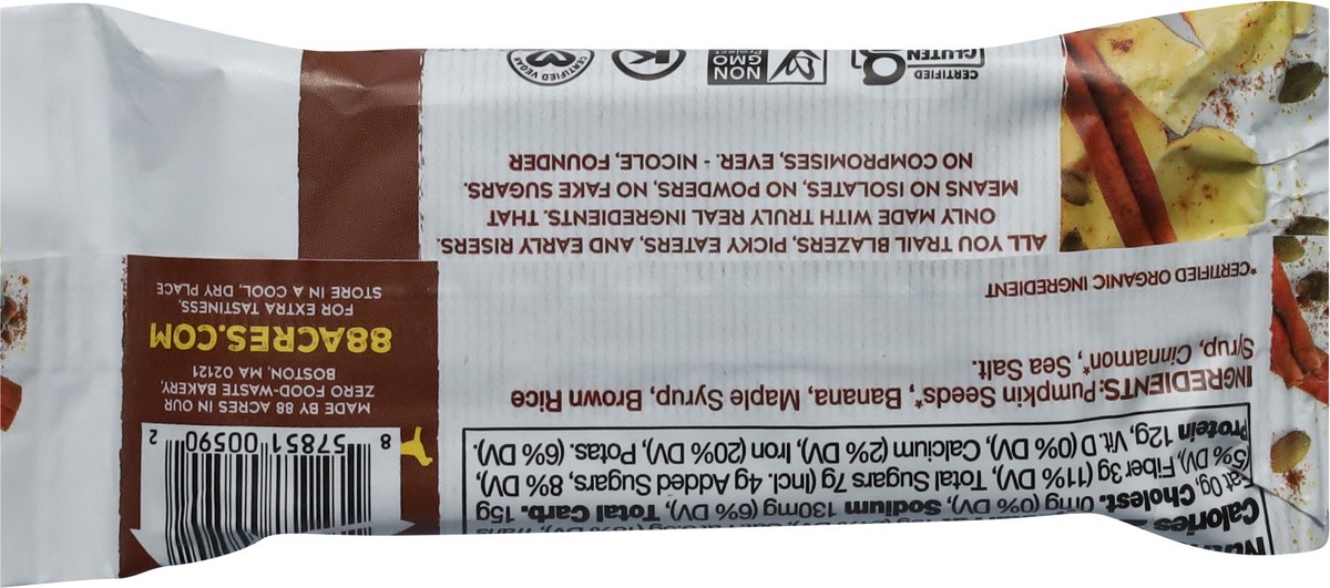 slide 4 of 9, 88 Acres Pumpkin Seed Banana Bread Protein Bar 1.9 oz, 1.9 oz