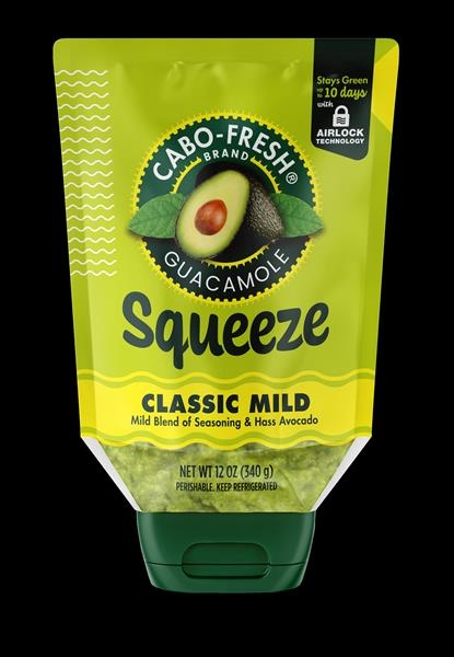 slide 1 of 1, Cabo Fresh Classic Mild Guacamole Squeeze Bottle, 12 oz