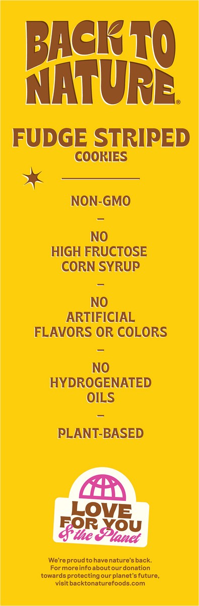 slide 3 of 12, Back To Nature Cookies Fudge Striped, 7.7 oz