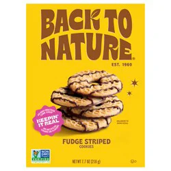 Back To Nature Cookies Fudge Striped