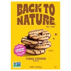 Back To Nature Cookies Fudge Striped