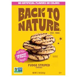 Back To Nature Cookies Fudge Striped