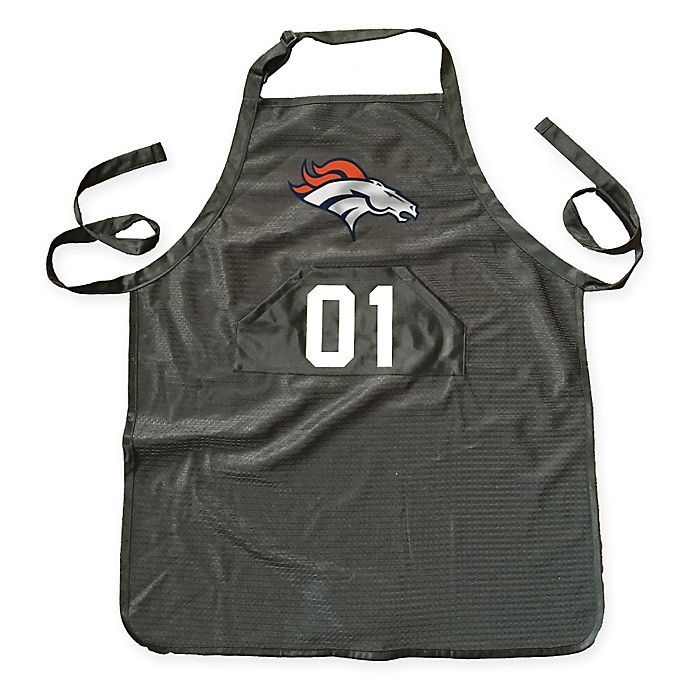 slide 1 of 1, NFL Denver Broncos BBQ Apron, 1 ct