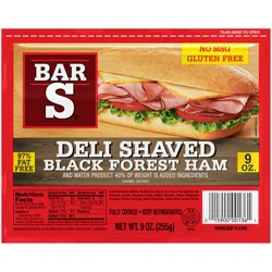 Bar-S Deli Shaved Black Forest Ham
