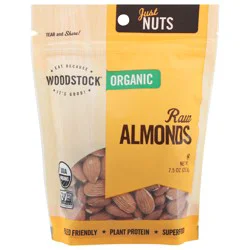 Woodstock Organic Raw Almonds 7.5 oz