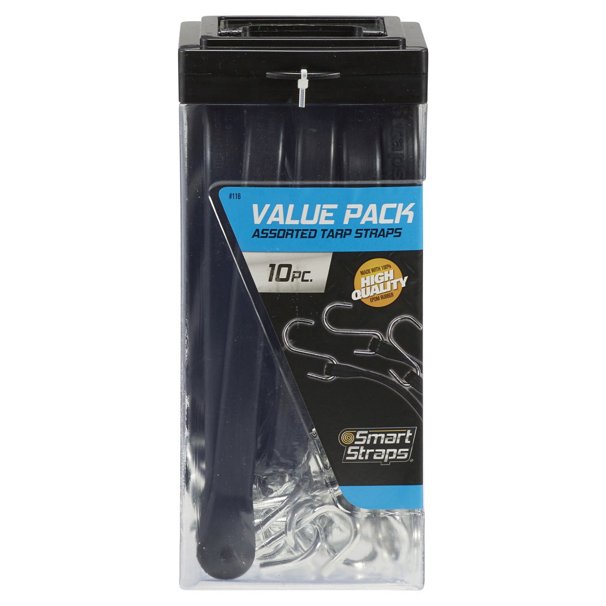 slide 1 of 5, Smartstraps Tarp Strap Value Pack Assortment, 10 ct