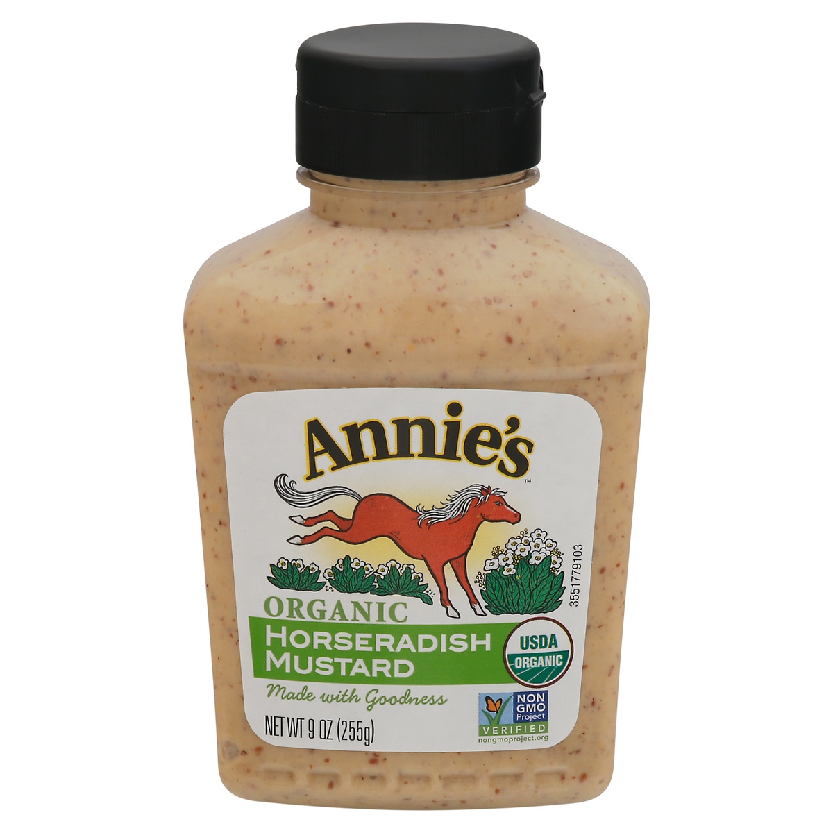 slide 1 of 1, Annie's Organic Horseradish Mustard 9 oz, 9 oz