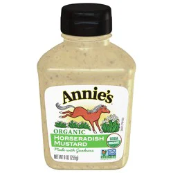 Annie's Organic Horseradish Mustard, Gluten Free, 9 oz