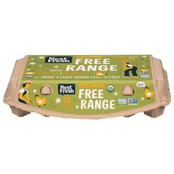 NestFresh Organic Brown Large Eggs 18 Each
