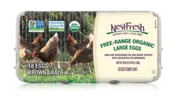 NestFresh Organic Brown Large Eggs 18 Each