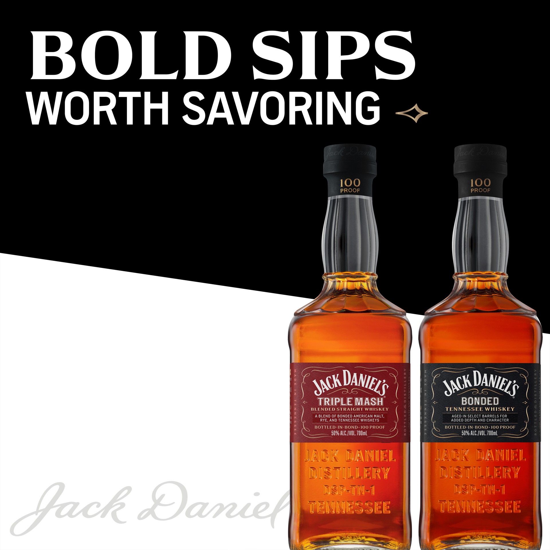 slide 3 of 9, Jack Daniel's Bonded Tennessee Whiskey 700 ml, 700 ml
