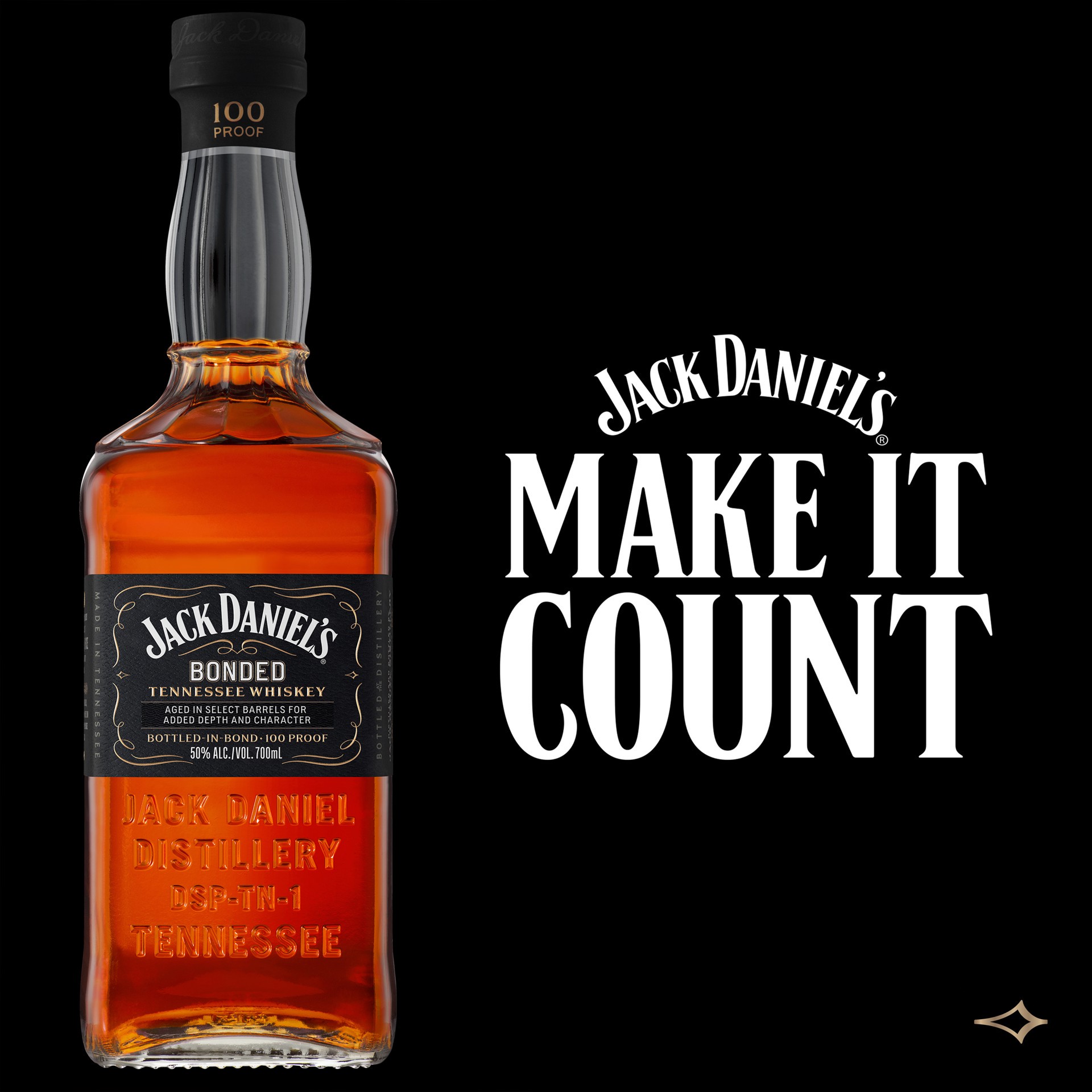slide 4 of 9, Jack Daniel's Bonded Tennessee Whiskey 700 ml, 700 ml