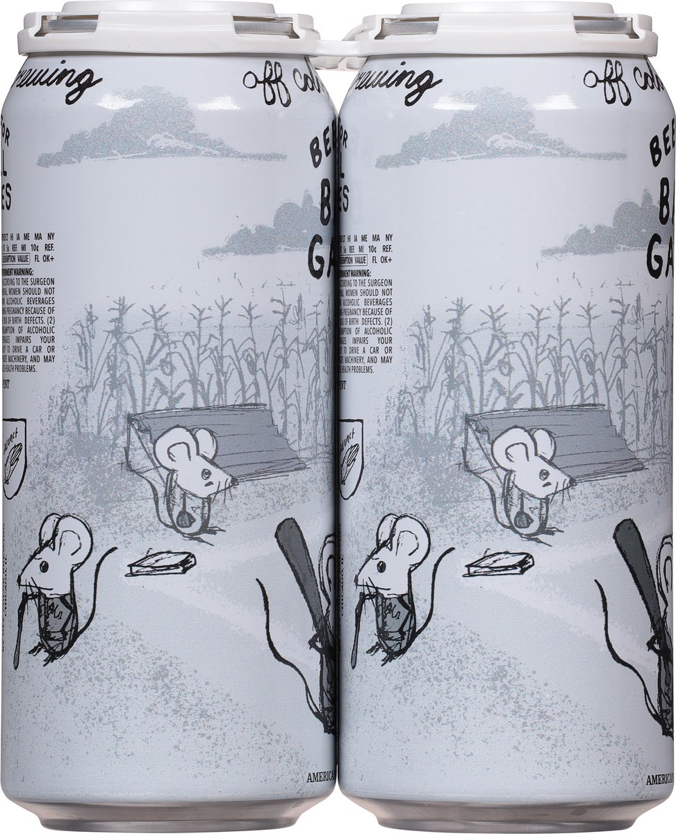 slide 2 of 9, Off Color Brewing, Beer For Ballgames 4Pk, 4 ct; 16 oz