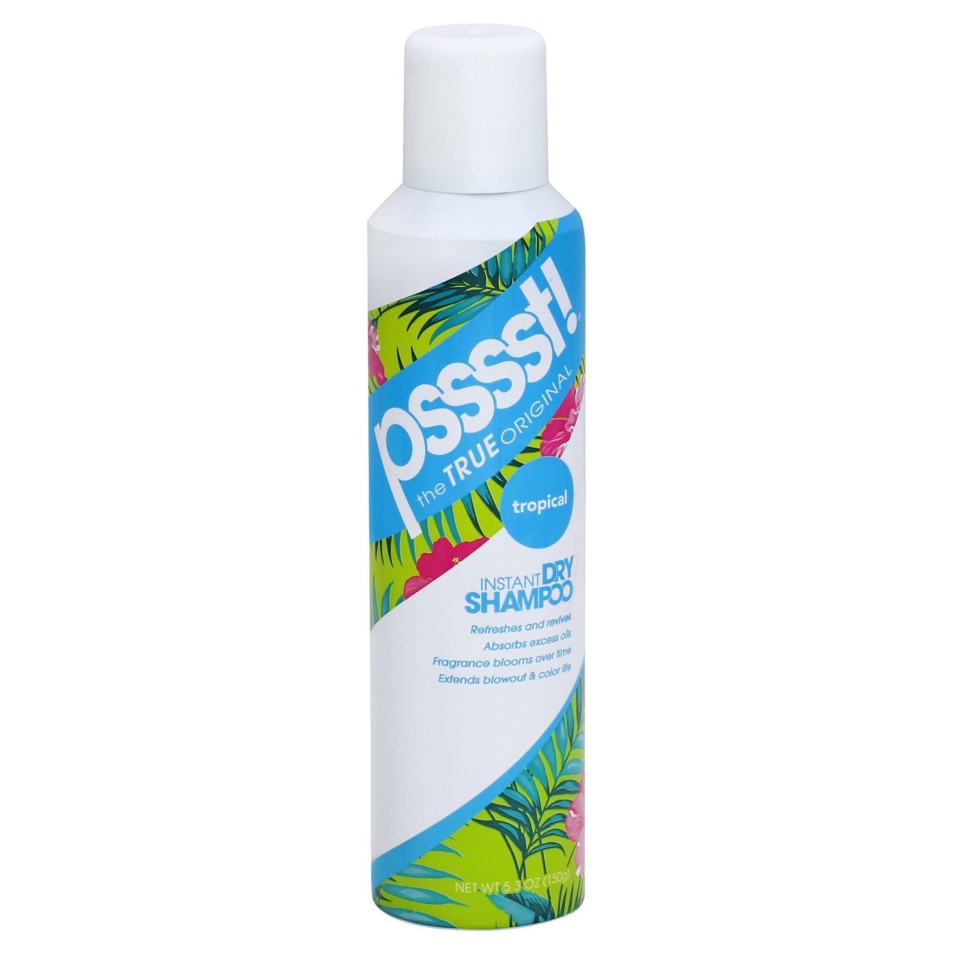 slide 1 of 1, Psssst! Instant Dry Shampoo Tropical, 5.3 oz