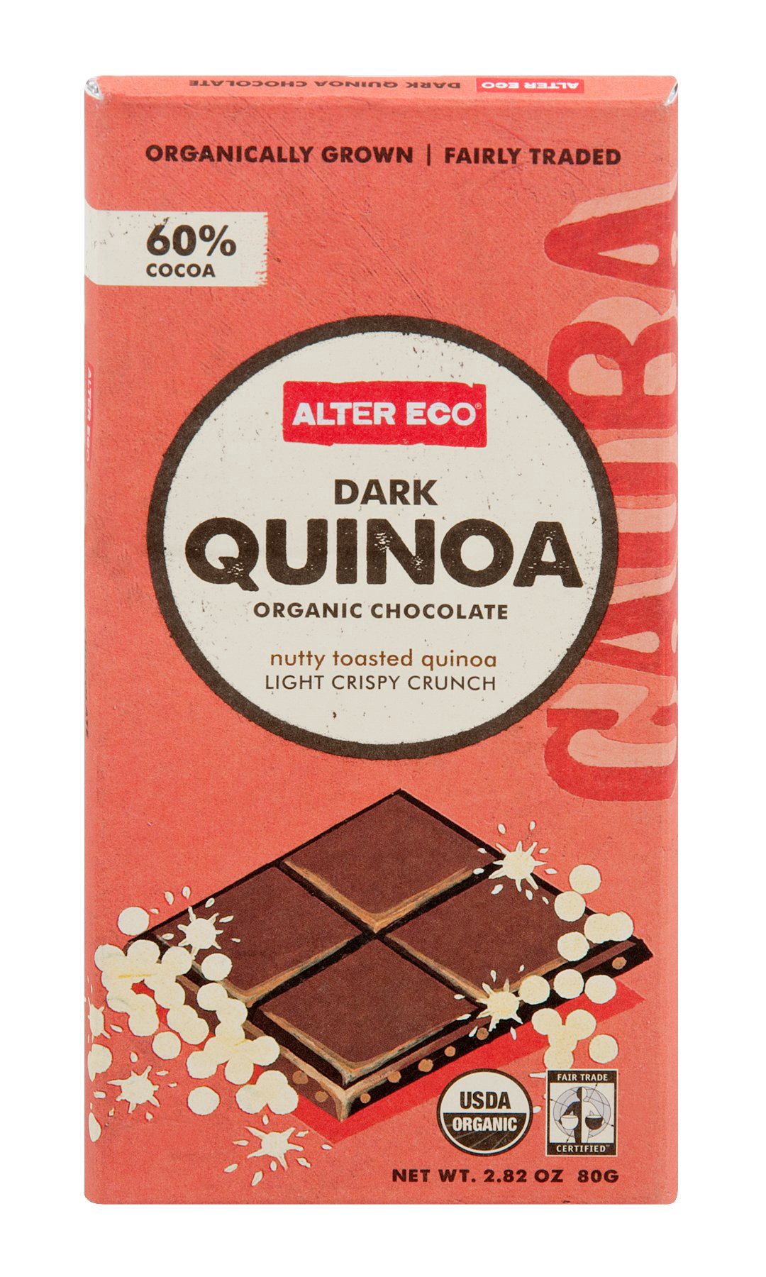 slide 1 of 6, Alter Eco Dark Quinoa 60% Org, 1 ct