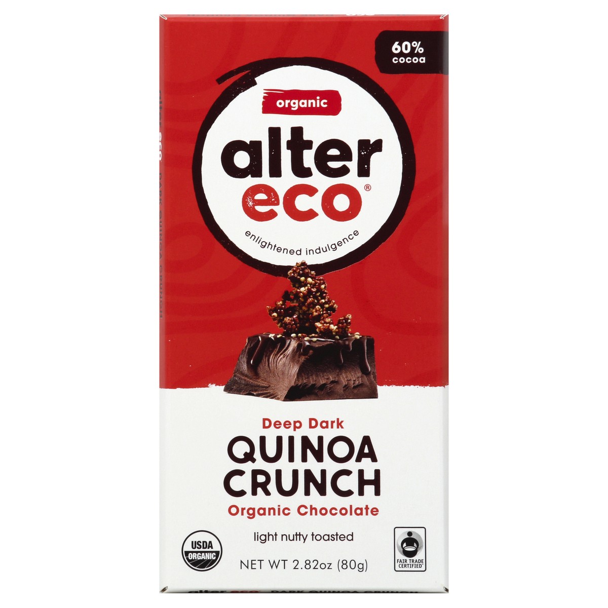 slide 2 of 6, Alter Eco Dark Quinoa 60% Org, 1 ct