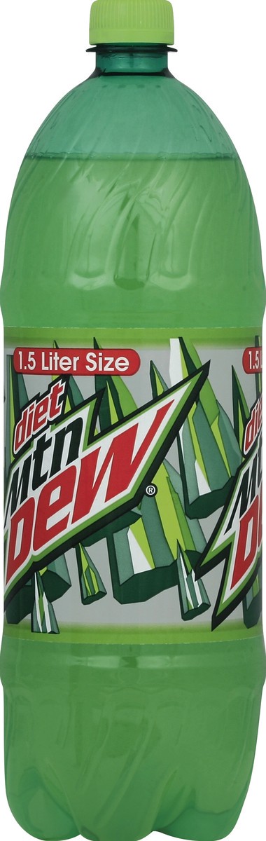 slide 4 of 4, Mountain Dew Diet Mtn Dew Soda Citrus - 1.50 liter, 1.5 liter