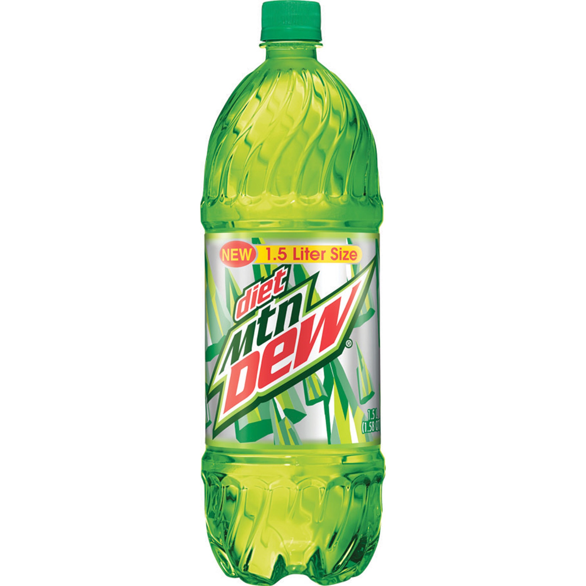 slide 1 of 4, Mountain Dew Diet Mtn Dew Soda Citrus - 1.50 liter, 1.5 liter