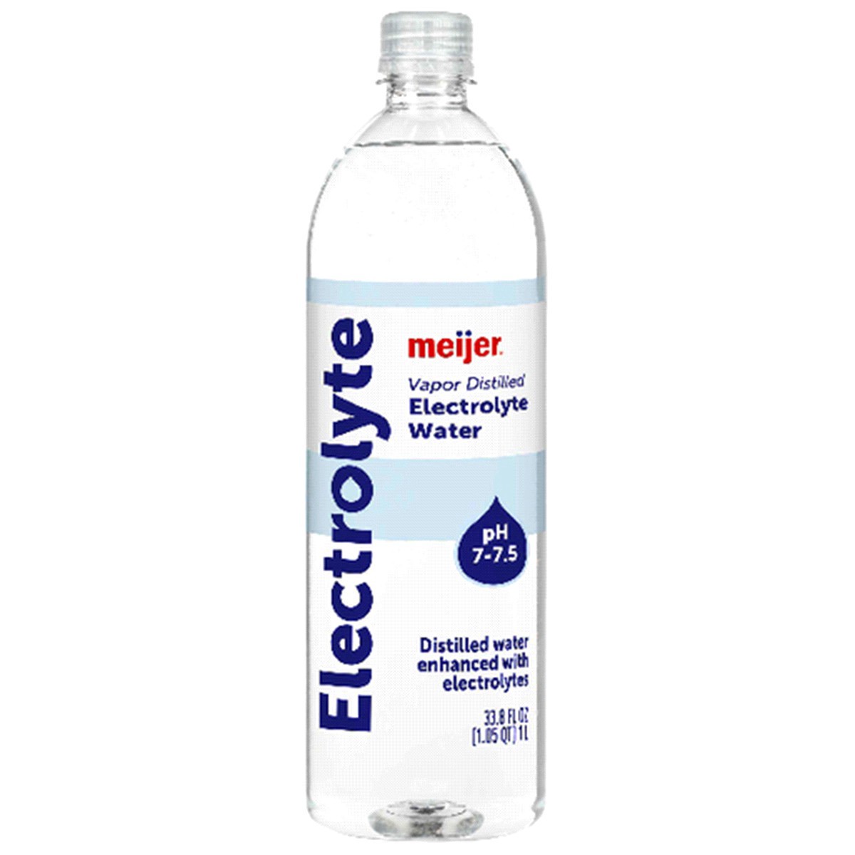 slide 1 of 1, Meijer Electrolyte Water, 1L (33.8 oz), 1 liter, 33.8 oz
