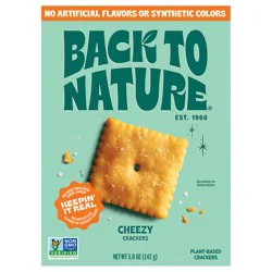 Back to Nature Cheezy Crackers