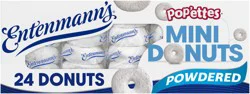 Entenmann's Powdered Sugar Mini Donuts, 6 packs, 12 oz