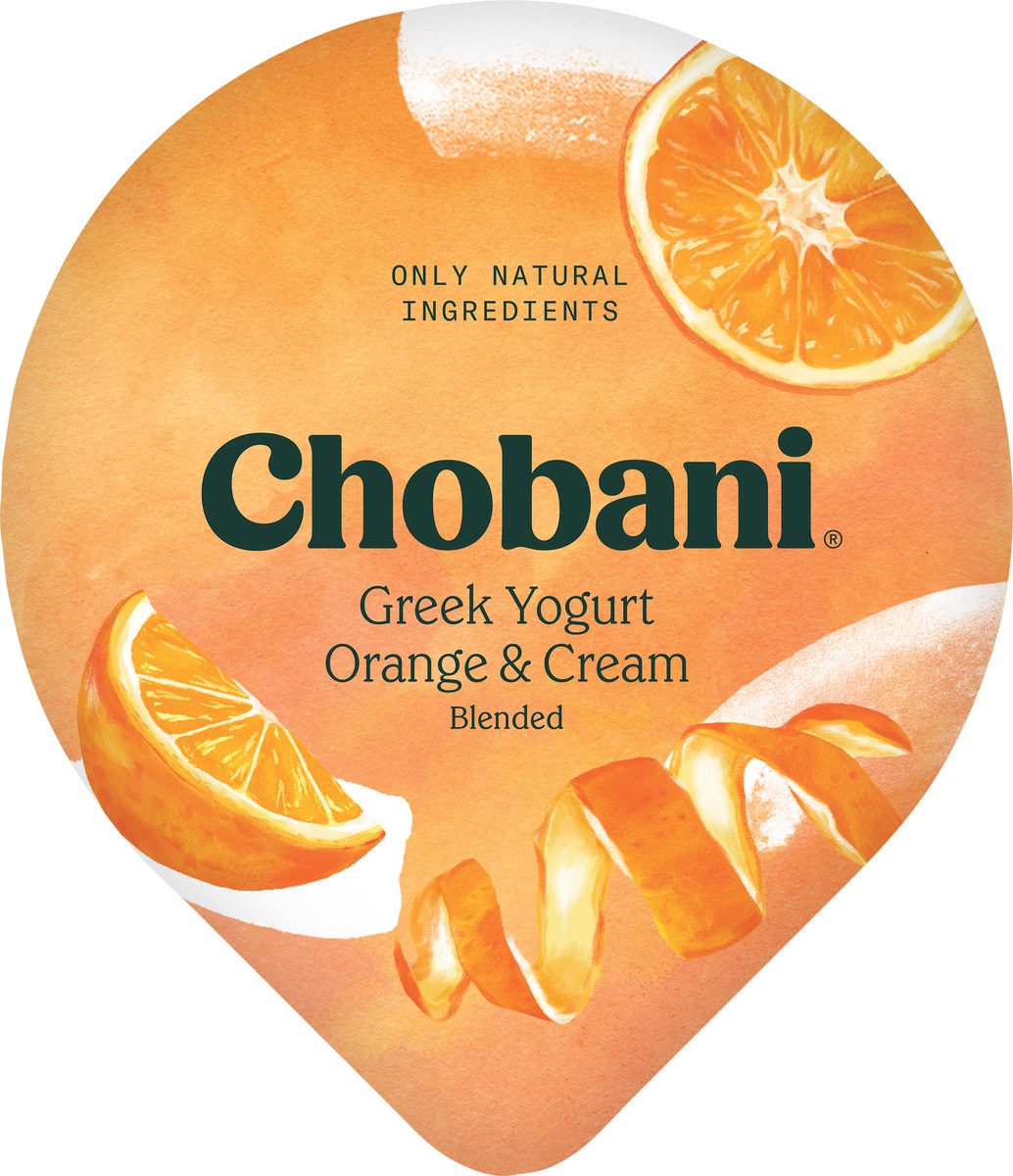 slide 3 of 10, Chobani Orange Greek Yogurt Blended, 5.3 oz