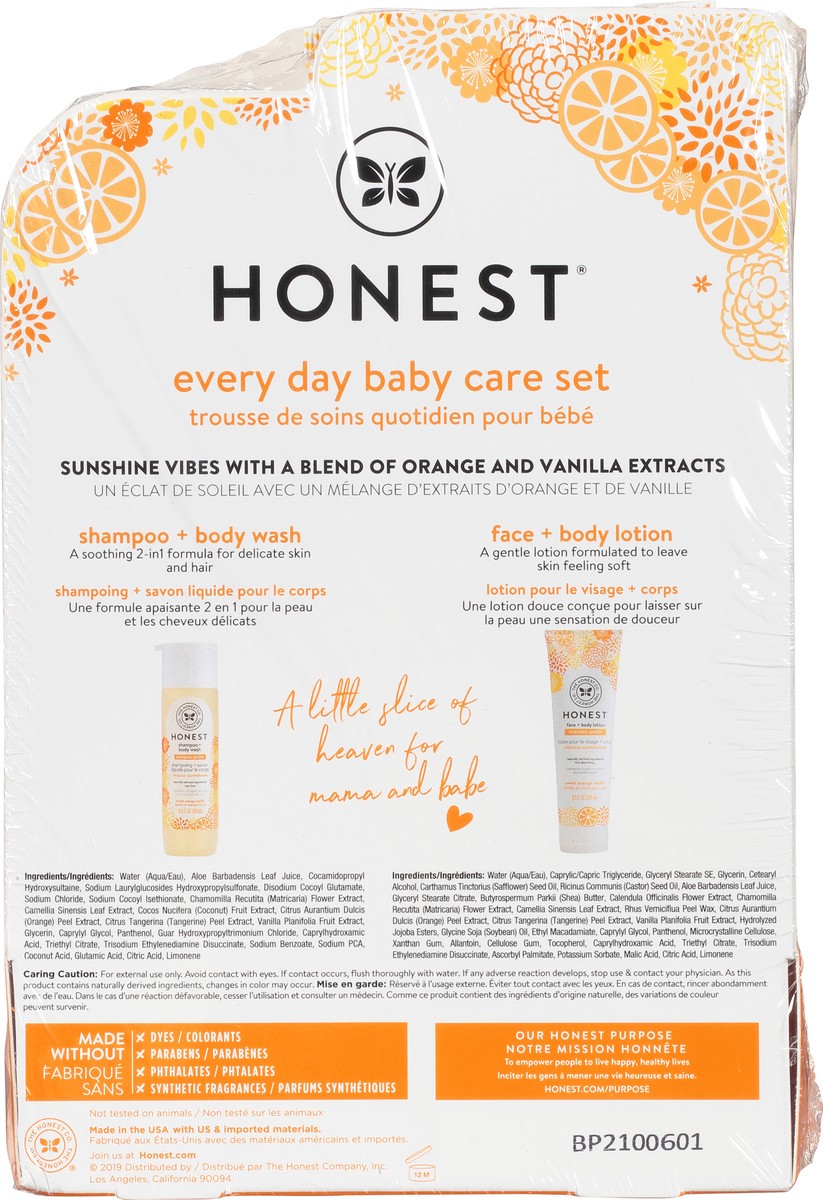 slide 2 of 11, Honest Morning to Night Sweet Orange Vanilla Everyday Baby Care Set 2 pc, 18.5 oz