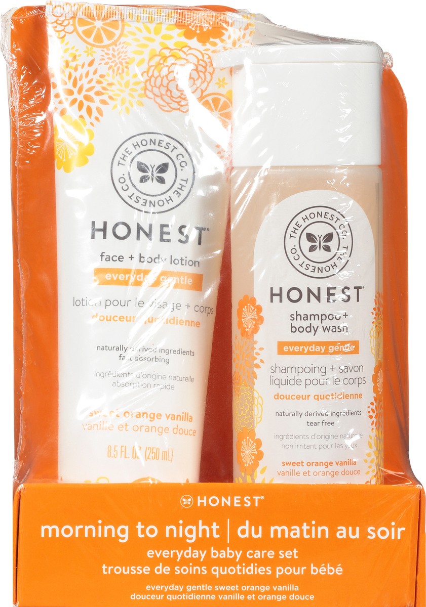 slide 6 of 11, Honest Morning to Night Sweet Orange Vanilla Everyday Baby Care Set 2 pc, 18.5 oz