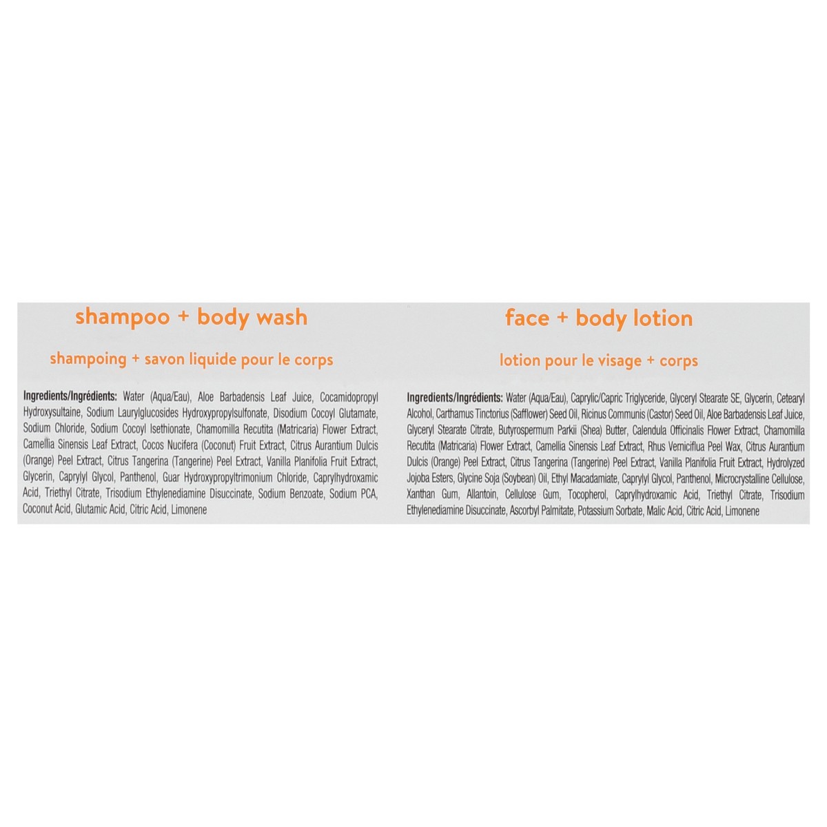 slide 8 of 11, Honest Morning to Night Sweet Orange Vanilla Everyday Baby Care Set 2 pc, 18.5 oz