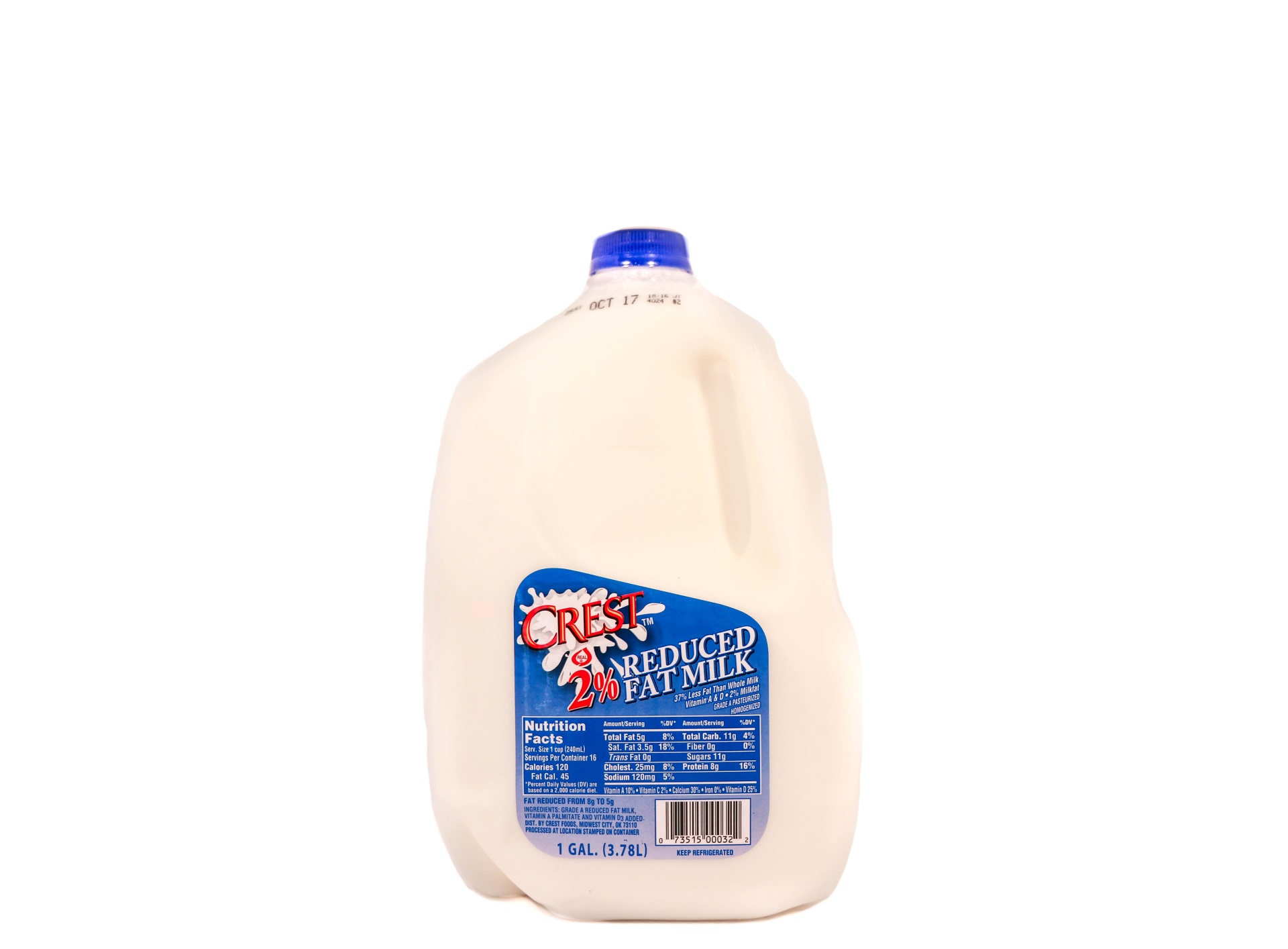 slide 1 of 1, Crest Foods Crest 2% Milk, 1 gal