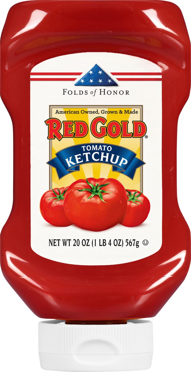 slide 10 of 11, Red Gold Tomato Ketchup 20 oz. Bottle, 20 oz