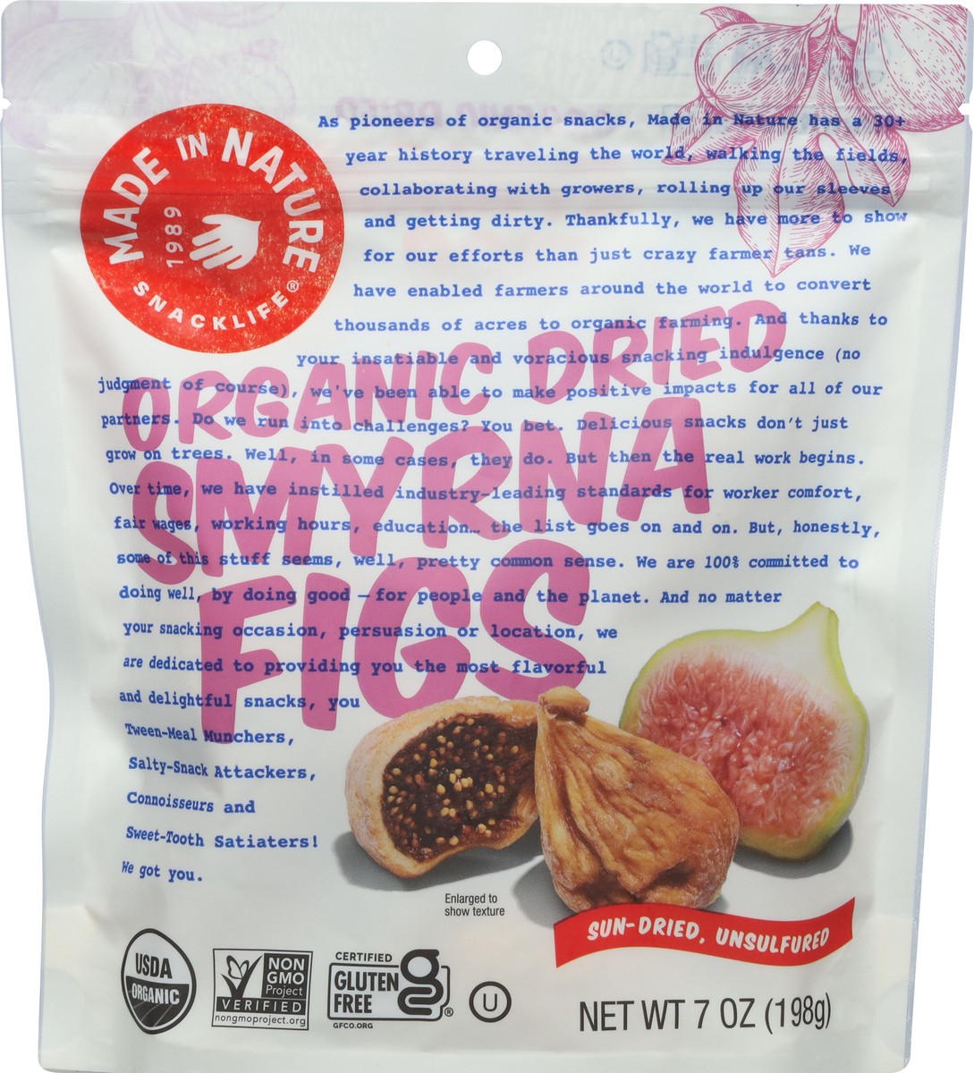 slide 6 of 9, Made in Nature Dried Organic Smyrna Figs 7 oz, 7 oz