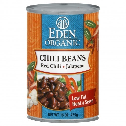 slide 1 of 1, Eden Foods Chili Beans With Chili And Jalapeno Organic, 15 oz