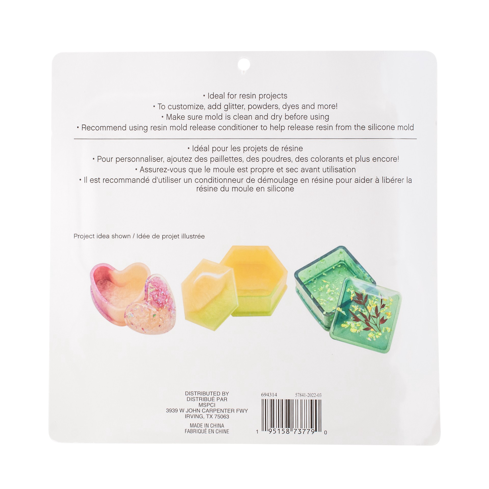 slide 5 of 8, Trinket Box Silicone Mold Set By Craft Smart, 3.15 in x 3.15 in x 1.46 in