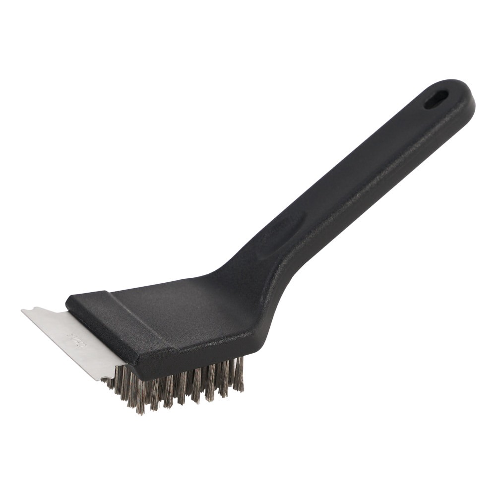 slide 1 of 1, Hd Designs Grill Plastic Handle Grill Brush, 8 in