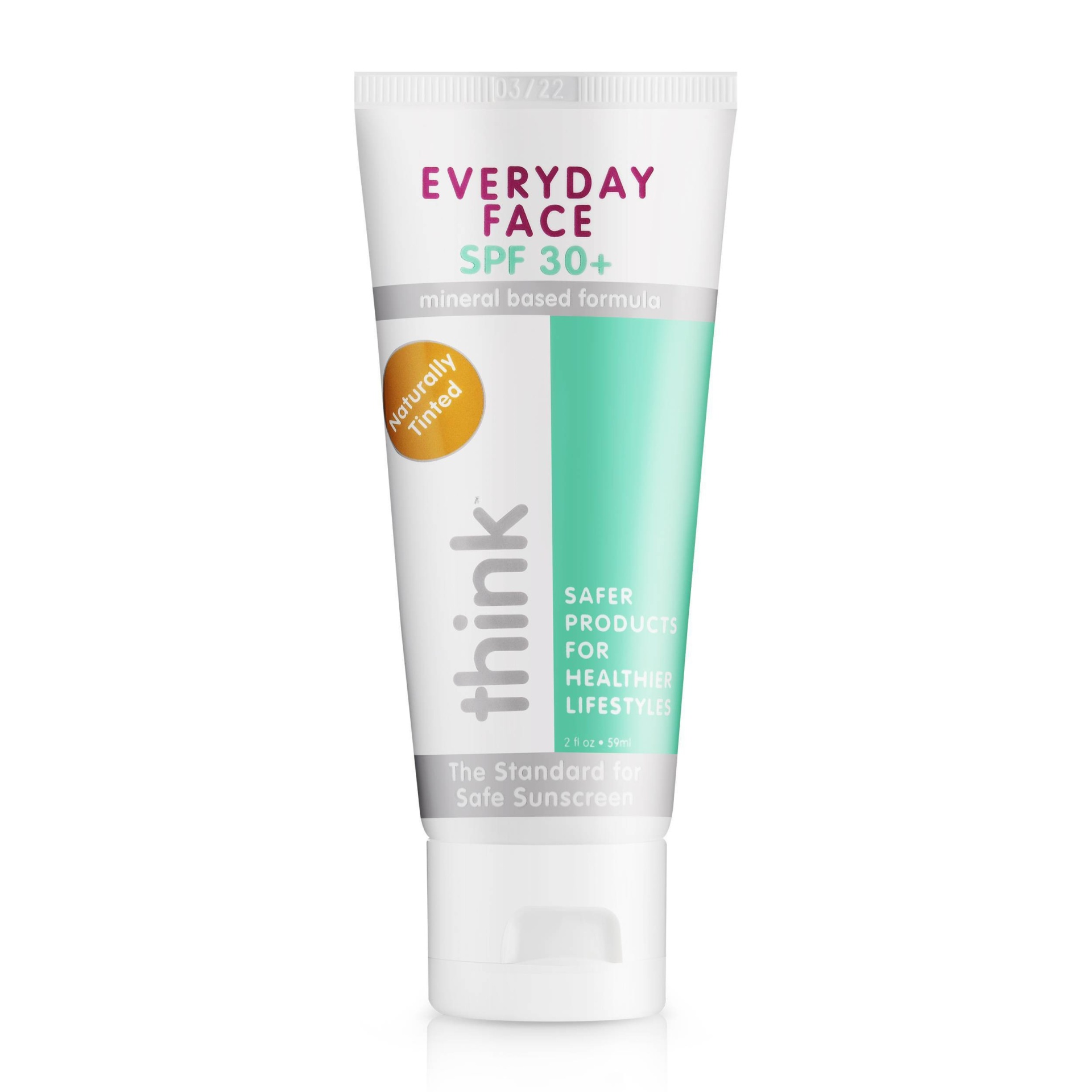 slide 1 of 1, Thinksport Safe EveryDay Face Sunscreen Lotion - SPF 30+, 2 oz